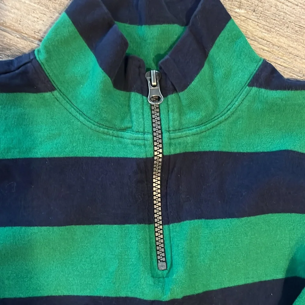 EUC bundle of 2 The Children’s Place quarter zip long sleeve shirts, sz 7/8